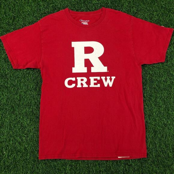 Champion Other - Men's Red/White ‘R Crew’ Graphic Tee